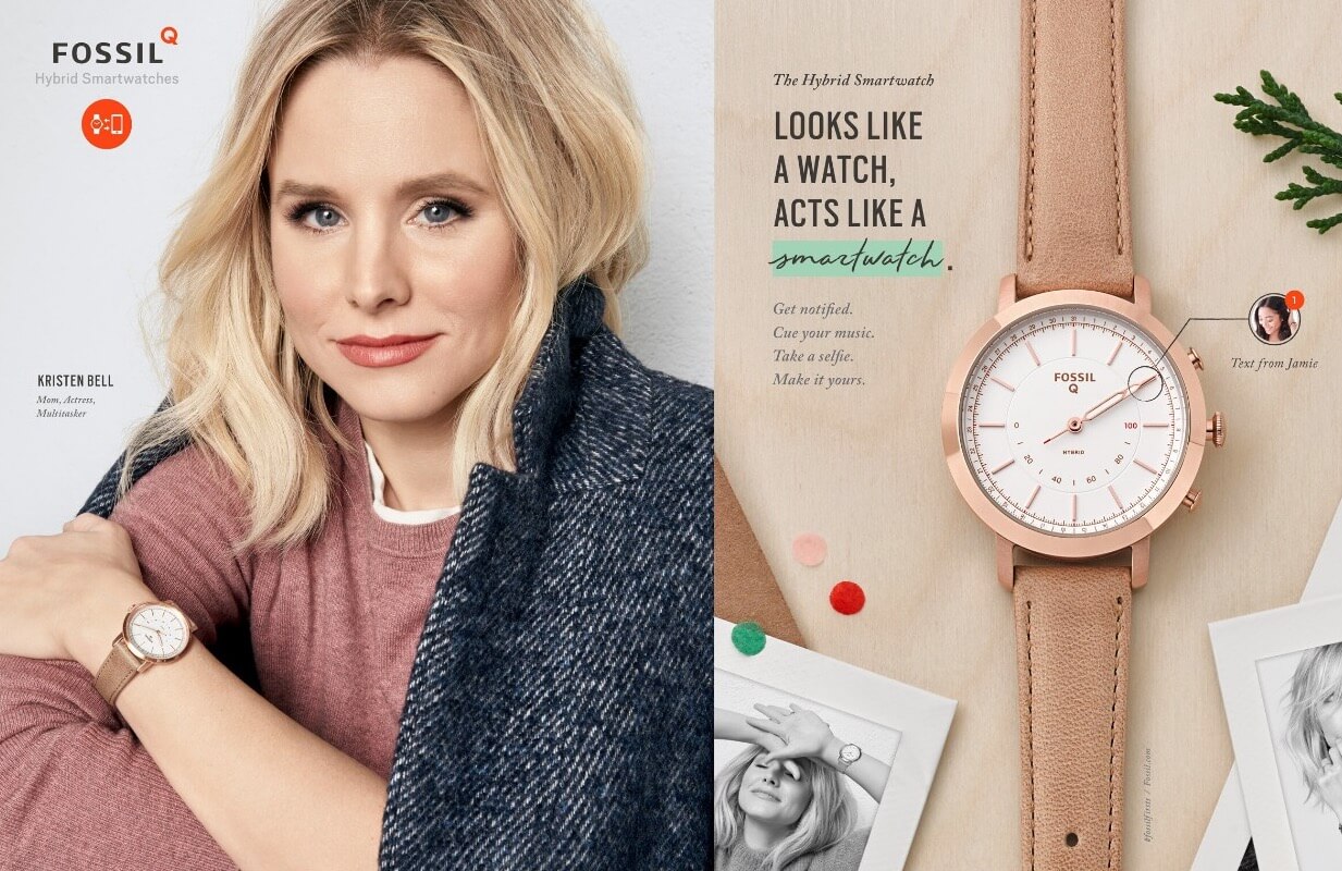 Jeopardy Portfolio Review - Fossil-2 Fossil Print Ad - KristenBell-02